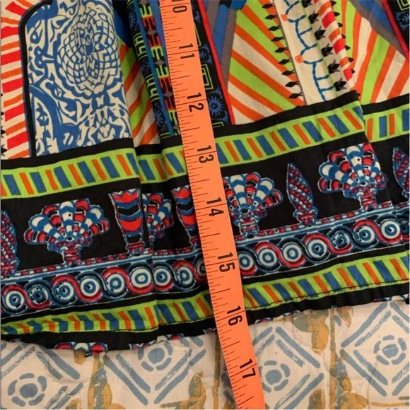 Flying Tomato Colorful Patterned Women's Skirt Tribal Flair Mini Large - Picture 7 of 7